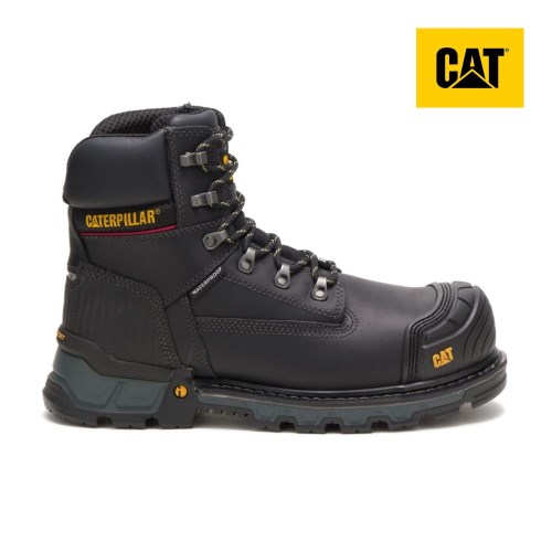 CAT Excavator XL 6" Waterproof Composite Toe Men's Work Boots Black (AU U-071) Australia